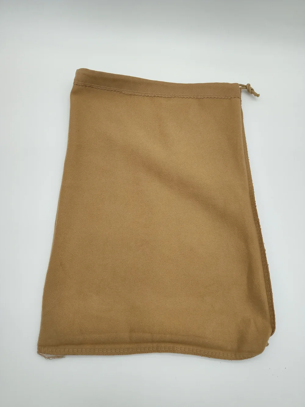 BURBERRY Camel Dust Bag Drawstring Storage Pouch Luxe Packaging 14.5x10.5 EUC
